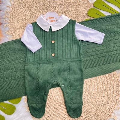 Saída de Maternidade Antônio - Verde Militar